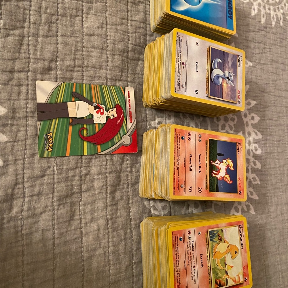 350 assorted Pokémon and 200 energy cards